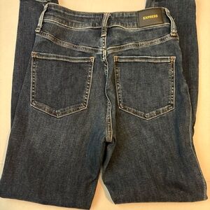 Women’s Express Curvey Skinny Mid Rise Blue Denim Jeans Size 2R